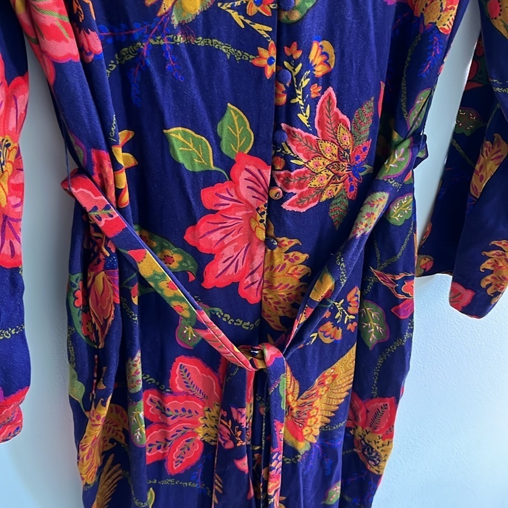 Farm Rio Tie-Waist Jumpsuit Size Medium NWT - Picture 8 of 17